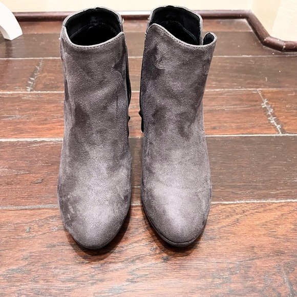 CL by Chinese Laundry Shoes - CL by Chinese Laundry Charcoal Ankle Booties